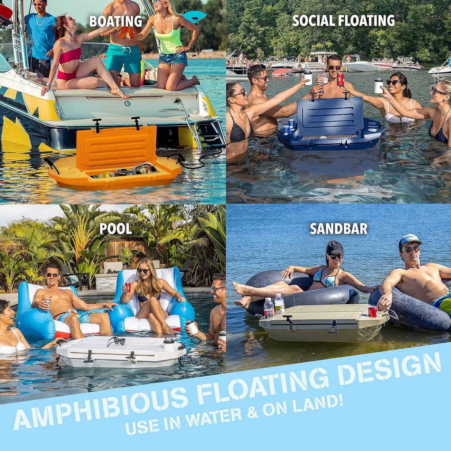 Floating Cooler With Wheels