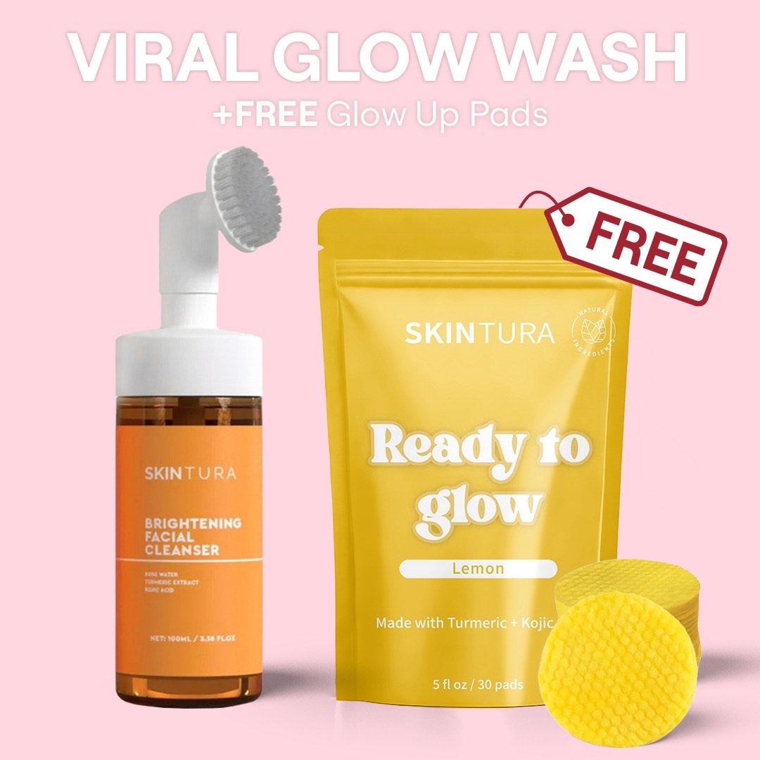 Skintura - Glow Up Turmeric Wash + 30 Glow Pads FREE